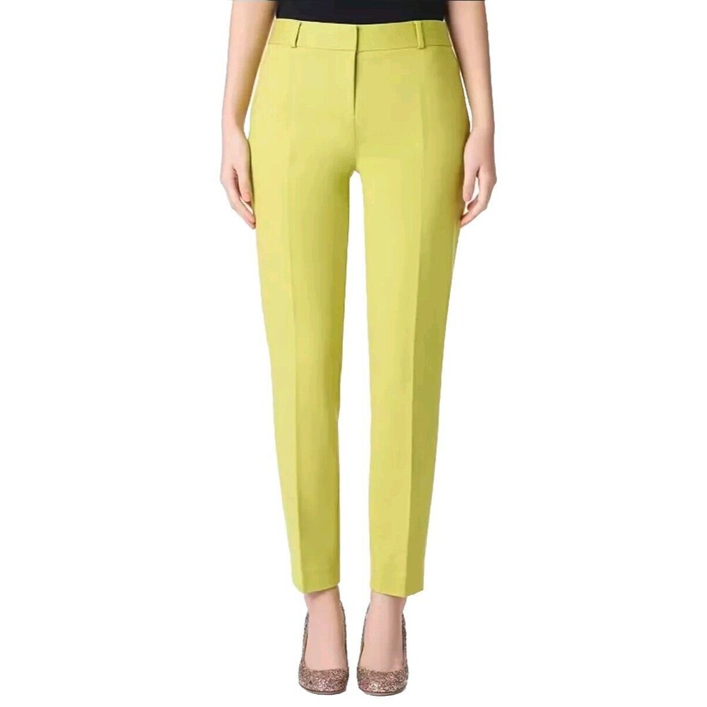 Kate Spade Davis Skinny Pant Women 2 Pistachio Green Office Money Fairy Luxury